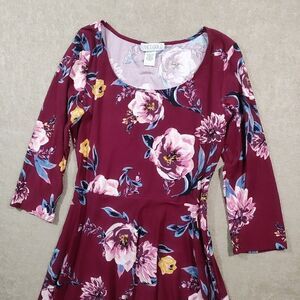Planet Gold Juniors Floral A-line Dress #4